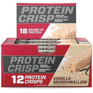 Foto 1 | Barrita Protein Snack Bar Bsn Protein Crisp Con Sabor A Vainilla Y Malvavisco X12 - Venta Internacional.