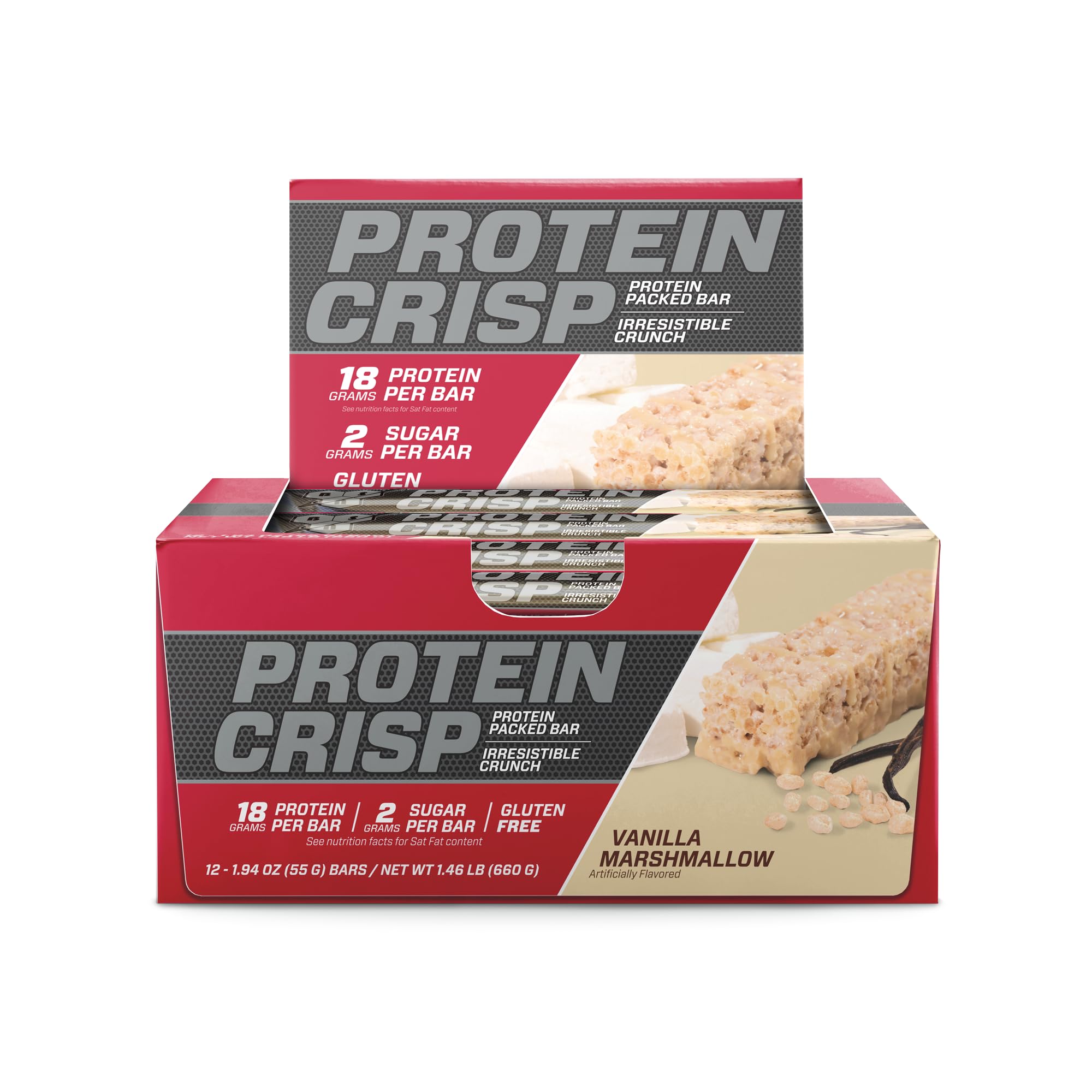 Foto 7 pulgar | Barrita Protein Snack Bar Bsn Protein Crisp Con Sabor A Vainilla Y Malvavisco X12 - Venta Internacional.