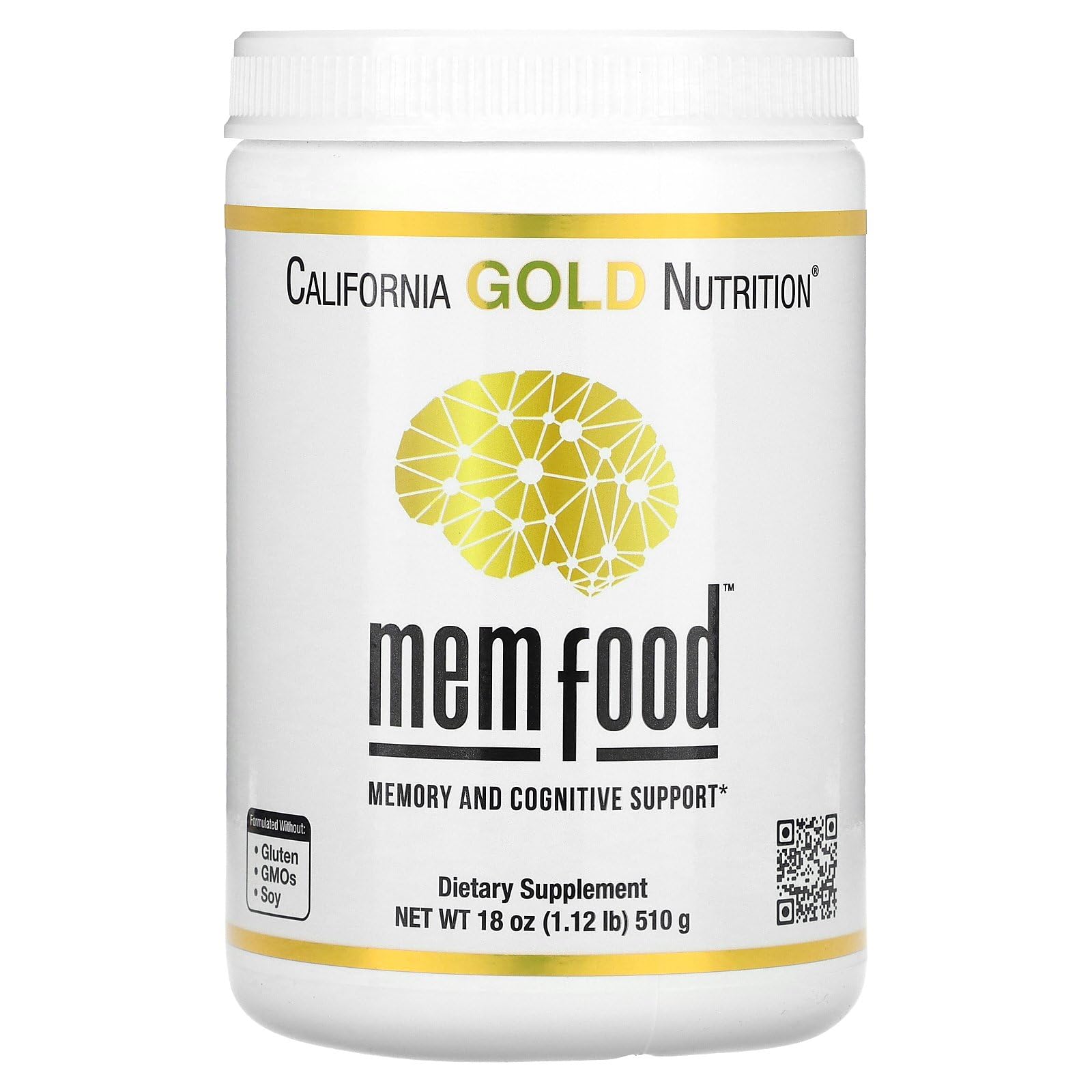 Foto 1 | Suplemento California Gold Nutrition Mem Food 510 G - Venta Internacional.
