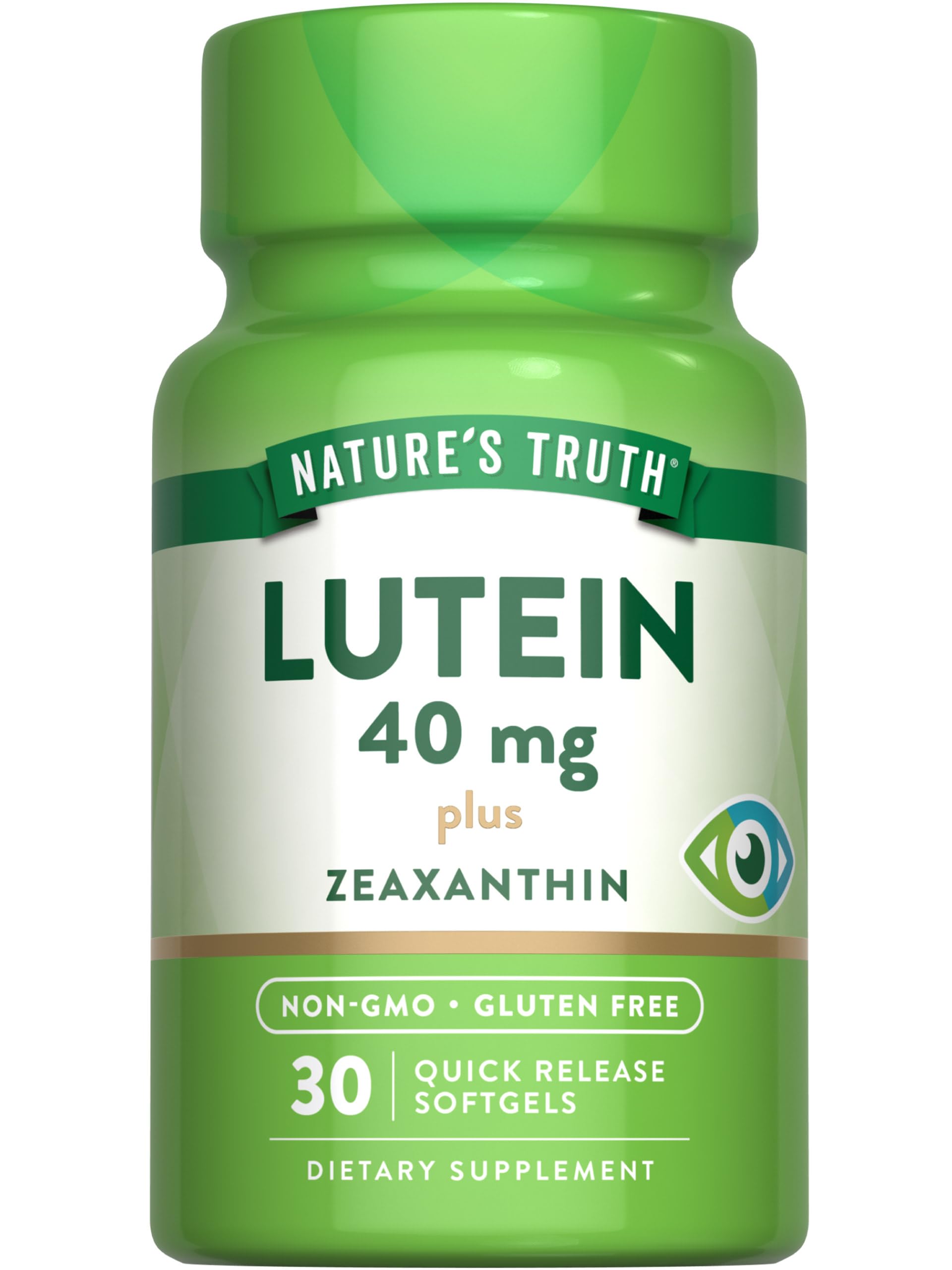 Foto 2 pulgar | Suplemento Nature's Truth De Luteína Y Zeaxantina 40 Mg 30 Cápsulas Blandas - Venta Internacional.