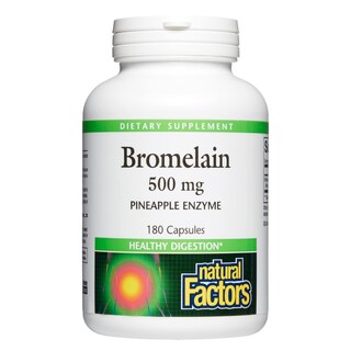 Foto 1 | Suplemento Natural Factors Bromelina 500 Mg 180 Cápsulas - Venta Internacional.