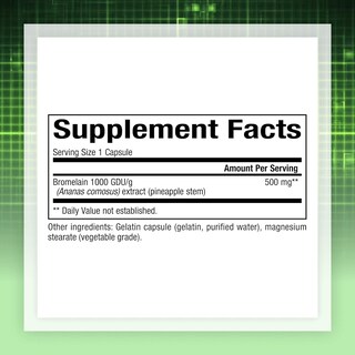 Foto 2 | Suplemento Natural Factors Bromelina 500 Mg 180 Cápsulas - Venta Internacional.