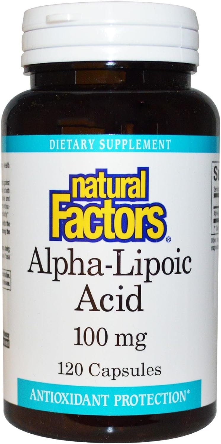 Foto 2 pulgar | Suplemento De Ácido Alfa Lipoico De Natural Factors 100 Mg 120 Cápsulas - Venta Internacional.