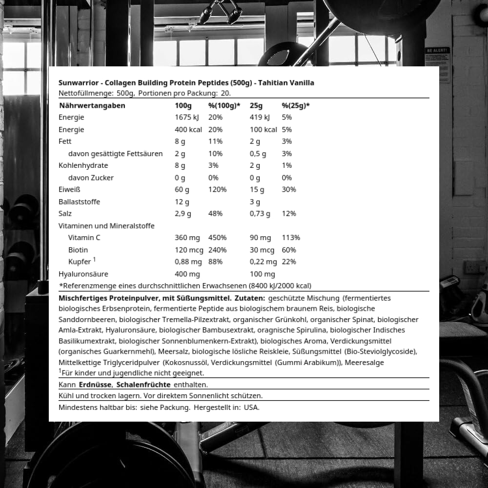 Foto 4 pulgar | Suplemento Dietético Sunwarrior Collagen Building Protein - Venta Internacional.