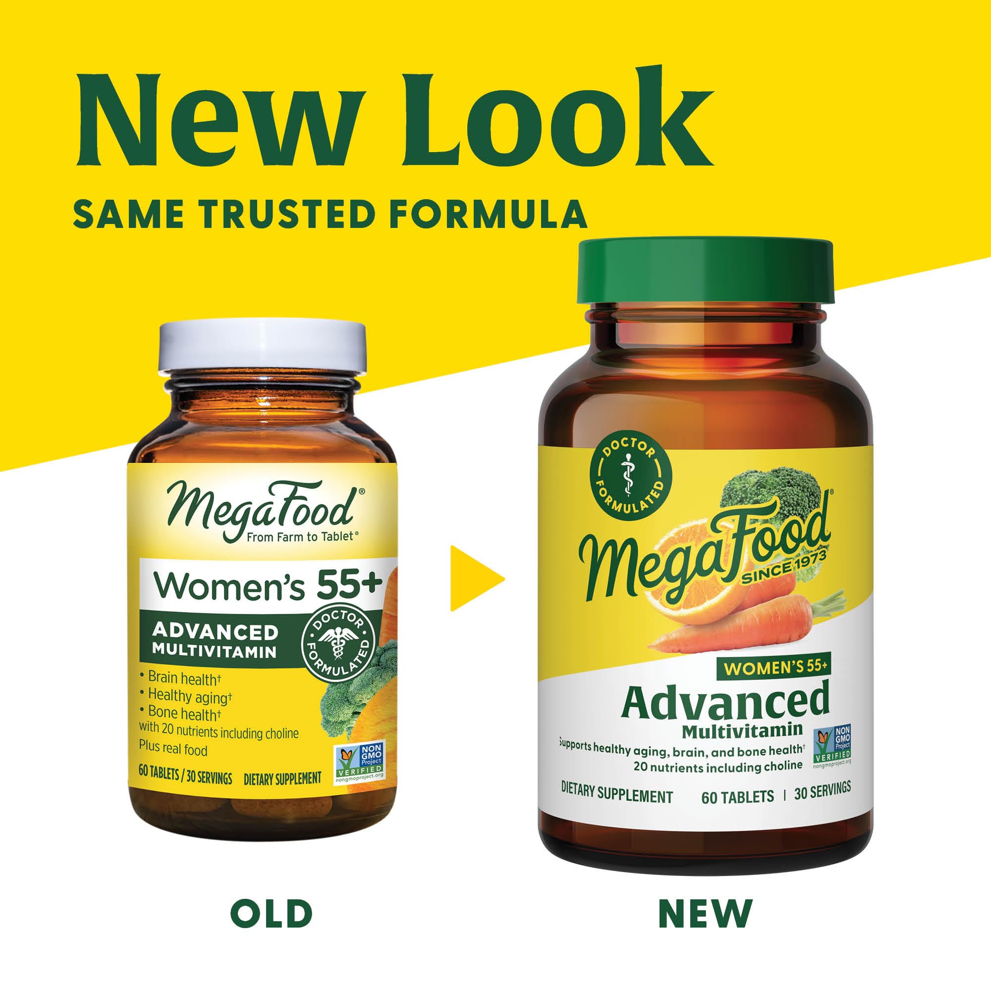Foto 4 pulgar | Multivitamínico Megafood Women's 55+ Advanced 60 Comprimidos - Venta Internacional.