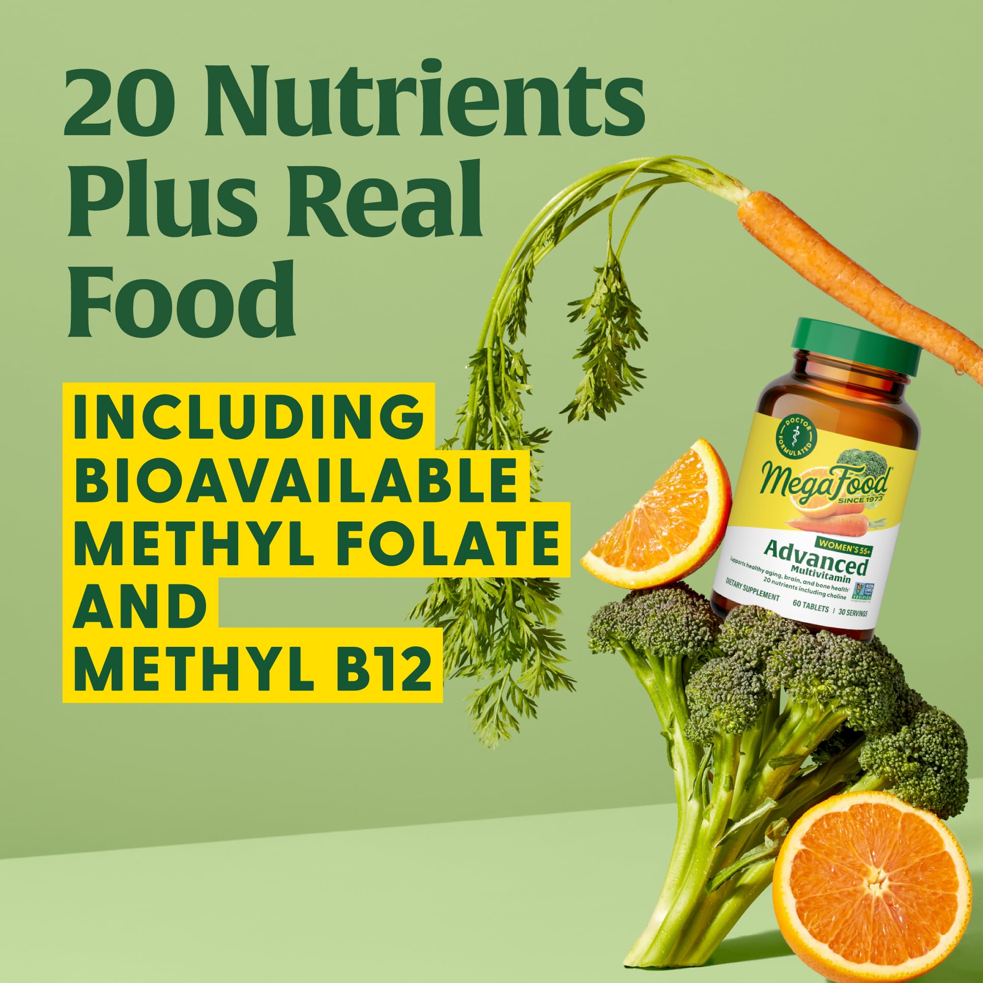 Foto 6 pulgar | Multivitamínico Megafood Women's 55+ Advanced 60 Comprimidos - Venta Internacional.
