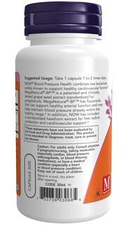 Foto 3 | Suplemento Now Foods Blood Pressure Health 90 Vcaps - Venta Internacional.