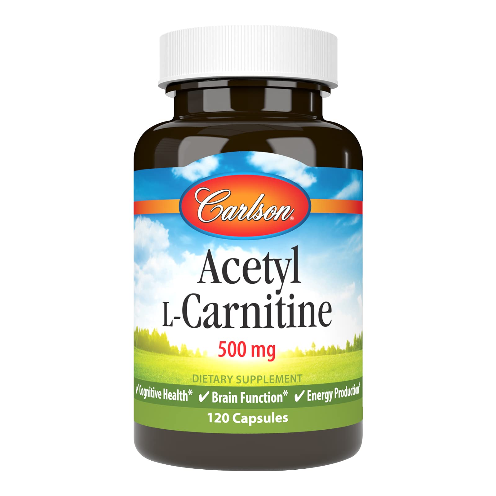 Foto 2 pulgar | Suplemento Carlson Labs Acetil L-carnitina 500 Mg 120 Cápsulas - Venta Internacional.