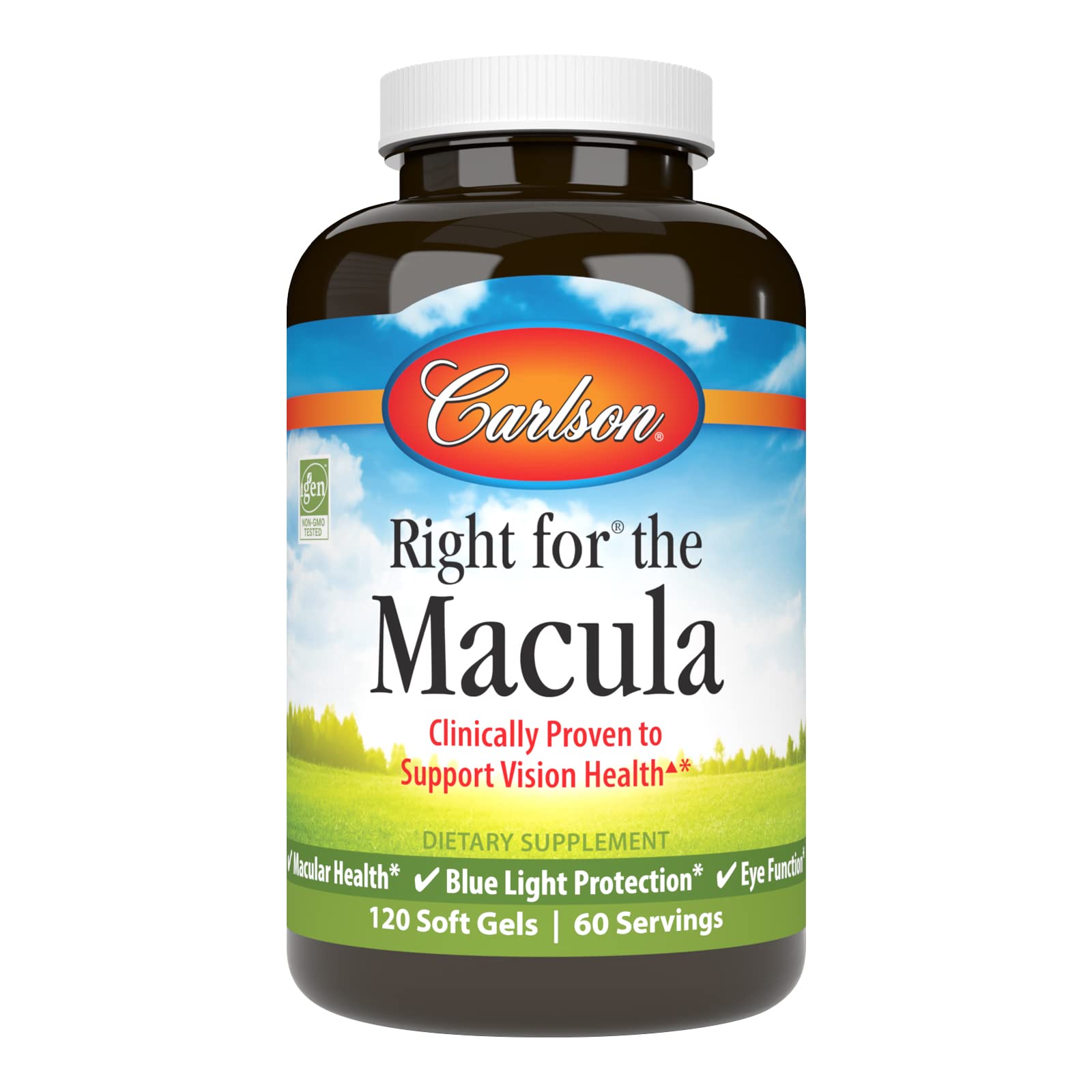 Foto 1 | Suplemento Carlson Right For The Macula 120 Cápsulas Blandas - Venta Internacional.