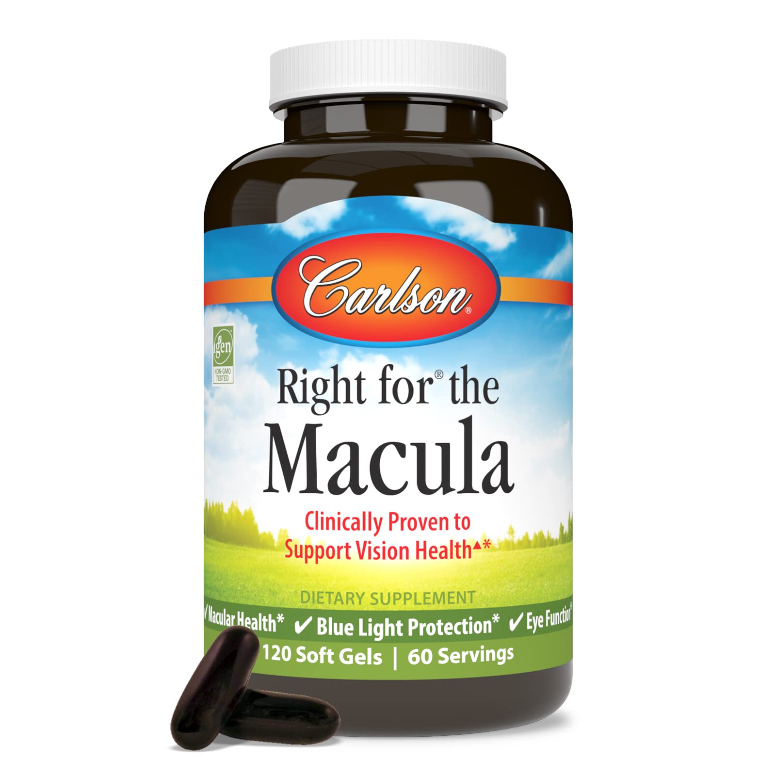 Foto 5 | Suplemento Carlson Right For The Macula 120 Cápsulas Blandas - Venta Internacional.