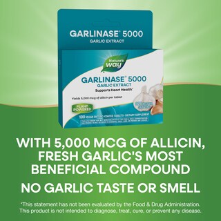 Foto 4 | Suplemento Nature's Way Garlinase 5000 De Extracto De Ajo 100 Comprimidos - Venta Internacional.
