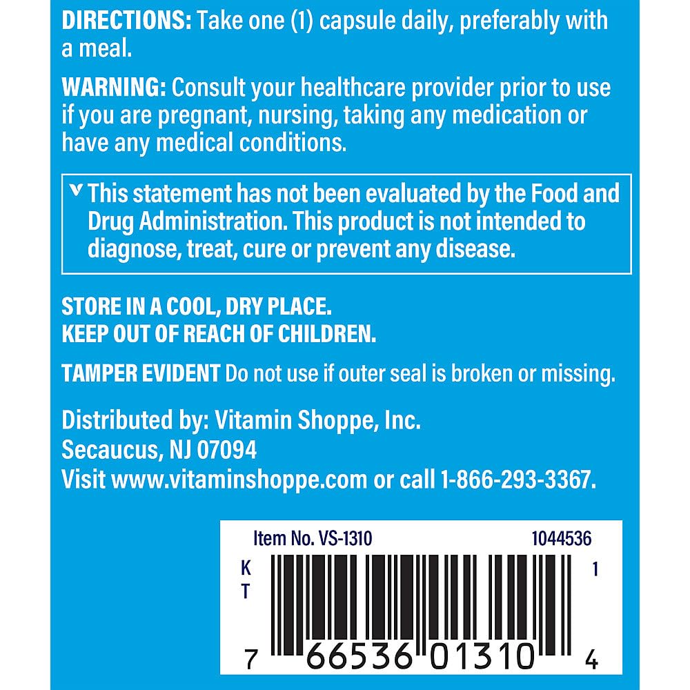 Foto 5 pulgar | Suplemento De Niacina The Vitamin Shoppe No Flush, 500 Mg (100 Cápsulas) - Venta Internacional.