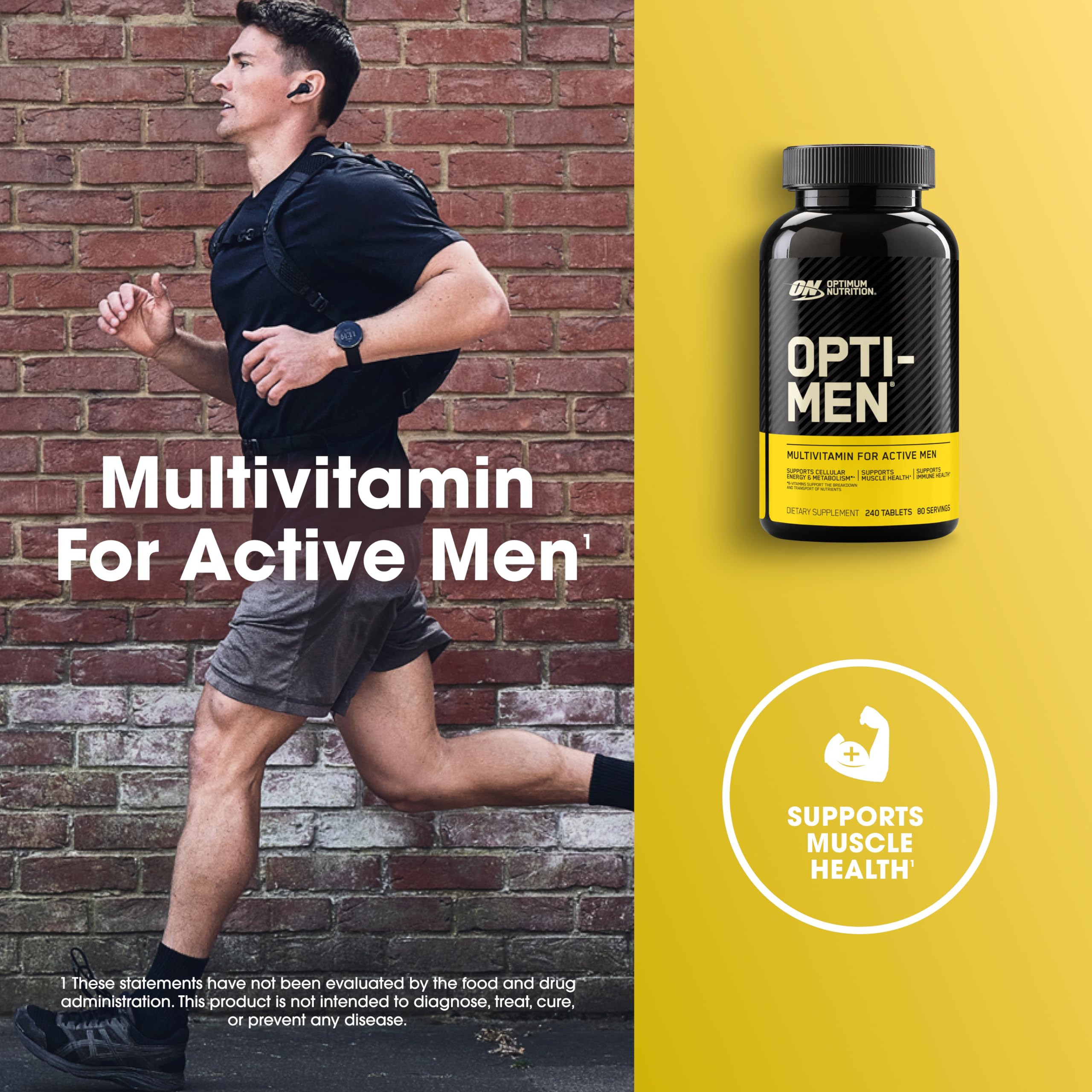 Foto 4 pulgar | Multivitamínico Optimum Nutrition Opti-men Para Hombres 80 Días - Venta Internacional.