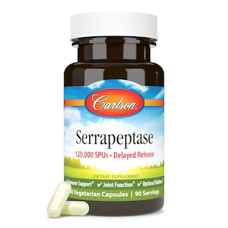 Foto 5 | Suplemento Carlson Serrapeptase 120000 Spus 90 Cápsulas - Venta Internacional.