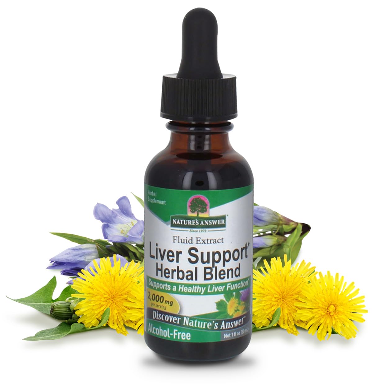 Foto 2 pulgar | Suplemento Nature's Answer Liver Support 2000 Mg 30 Ml - Venta Internacional.