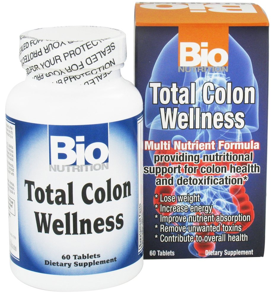 Suplemento Bio Nutrition Total Colon Wellness 60 Comprimidos - Venta Internacional.
