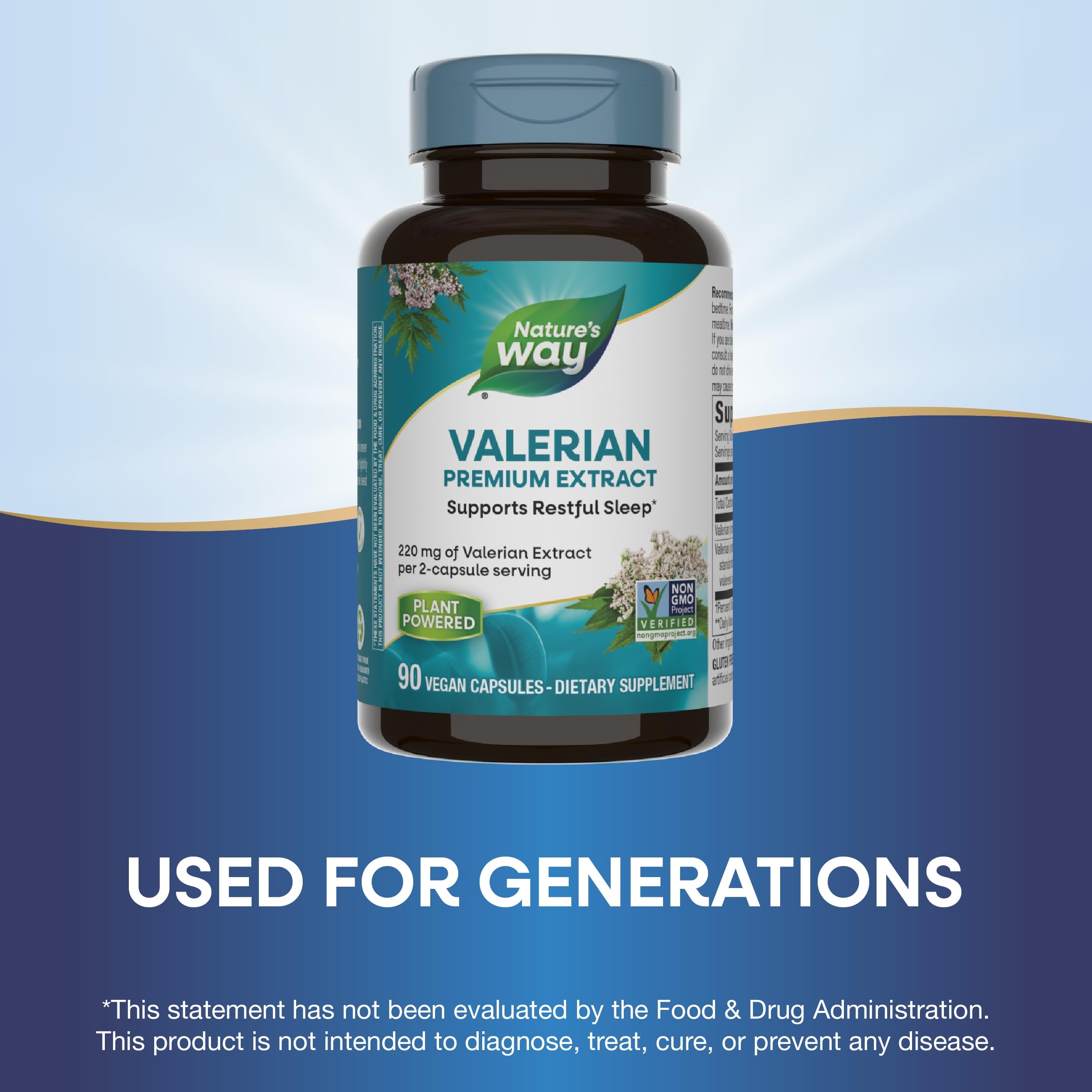 Foto 5 | Suplemento De Extracto Premium De Valeriana De Nature's Way 90 Cápsulas - Venta Internacional.