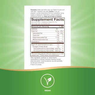 Foto 4 | Suplemento Nature's Way Nutravege De Omega-3 A Base De Plantas, 200 Ml - Venta Internacional.