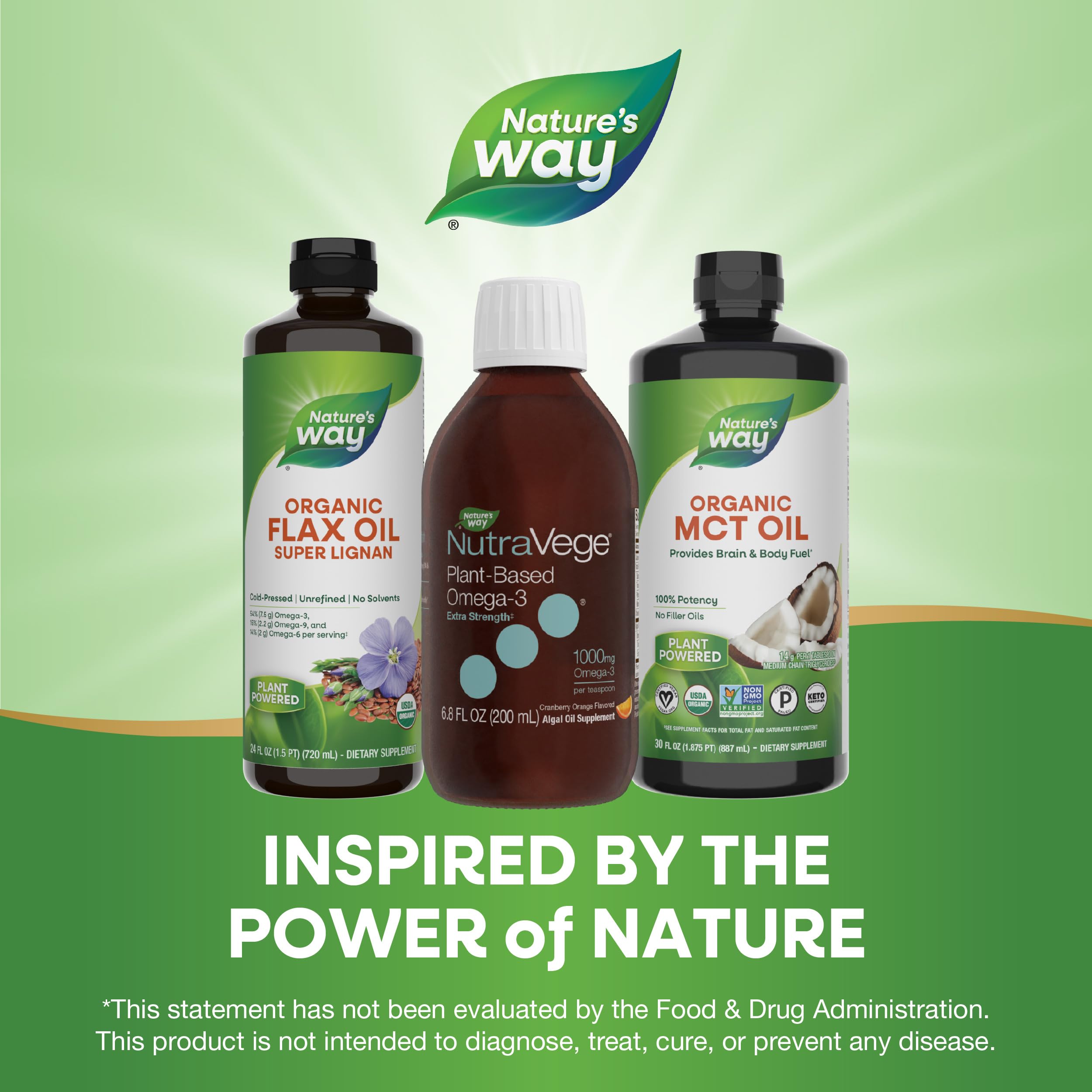 Foto 7 pulgar | Suplemento Nature's Way Nutravege De Omega-3 A Base De Plantas, 200 Ml - Venta Internacional.