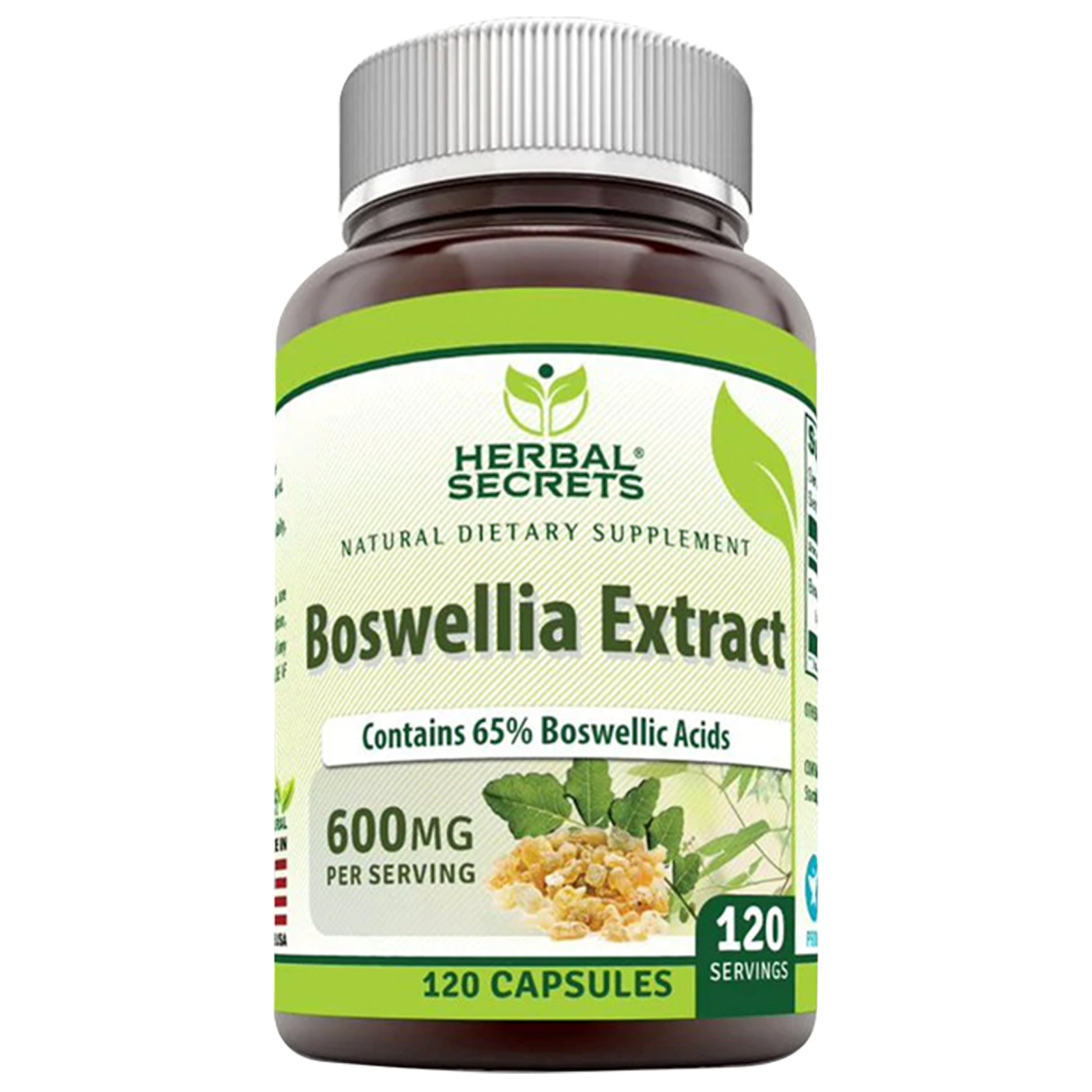 Foto 2 pulgar | Herbal Secrets Boswellia Serrata 600 Mg 120 Cápsulas | Antiinflamatorio Natural Para Articulaciones