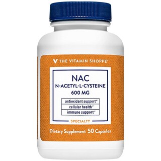 Foto 1 | Complemente La N-acetil-l-cisteína Nac De The Vitamin Shoppe, 600 Mg - Venta Internacional.
