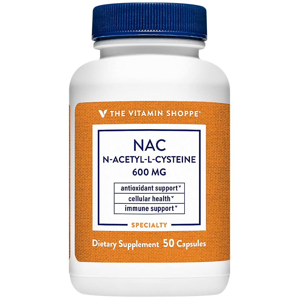 Foto 7 pulgar | Complemente La N-acetil-l-cisteína Nac De The Vitamin Shoppe, 600 Mg - Venta Internacional.