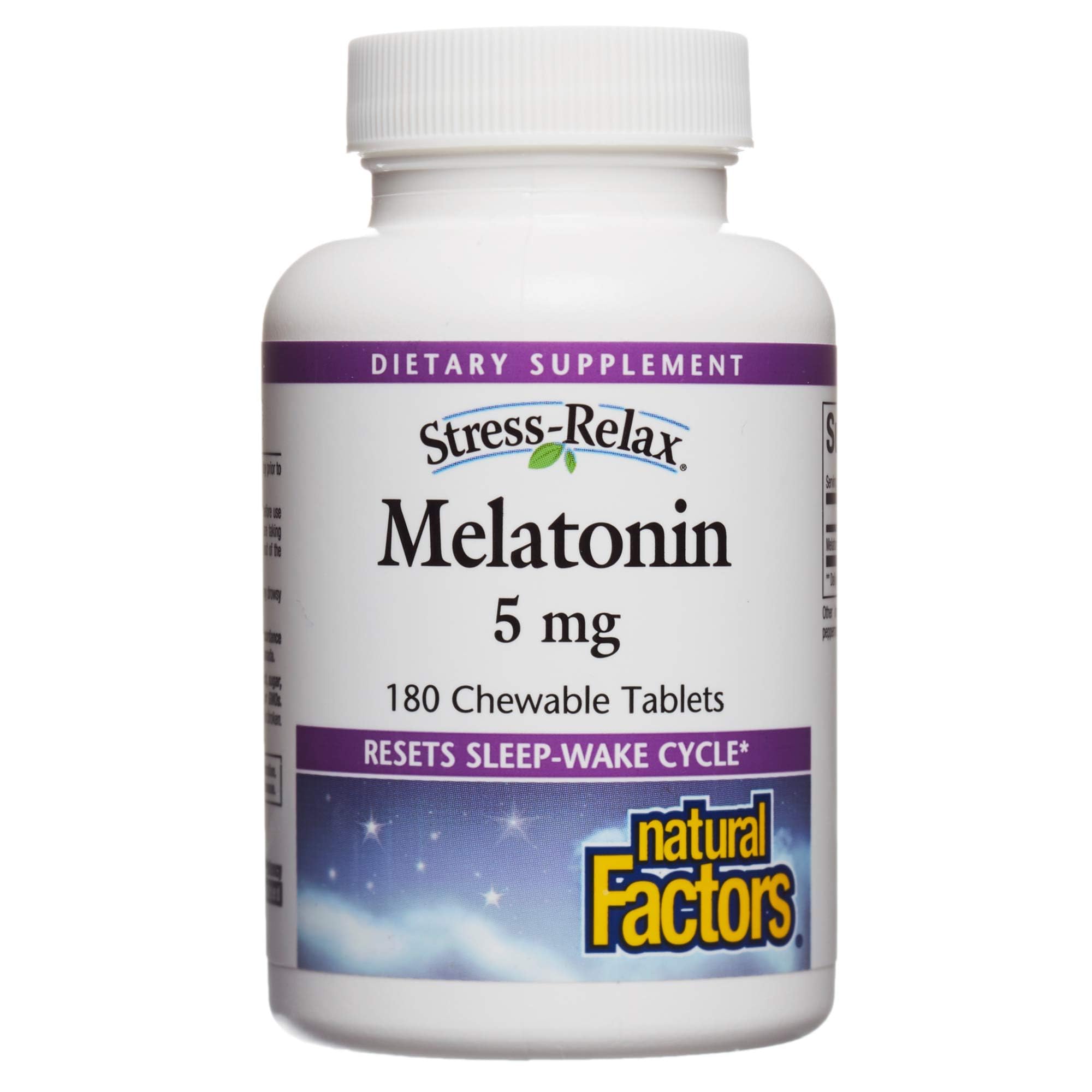 Foto 2 pulgar | Tabletas Masticables Natural Sleep Aid Melatonina 5 Mg Natural Factors - Venta Internacional.