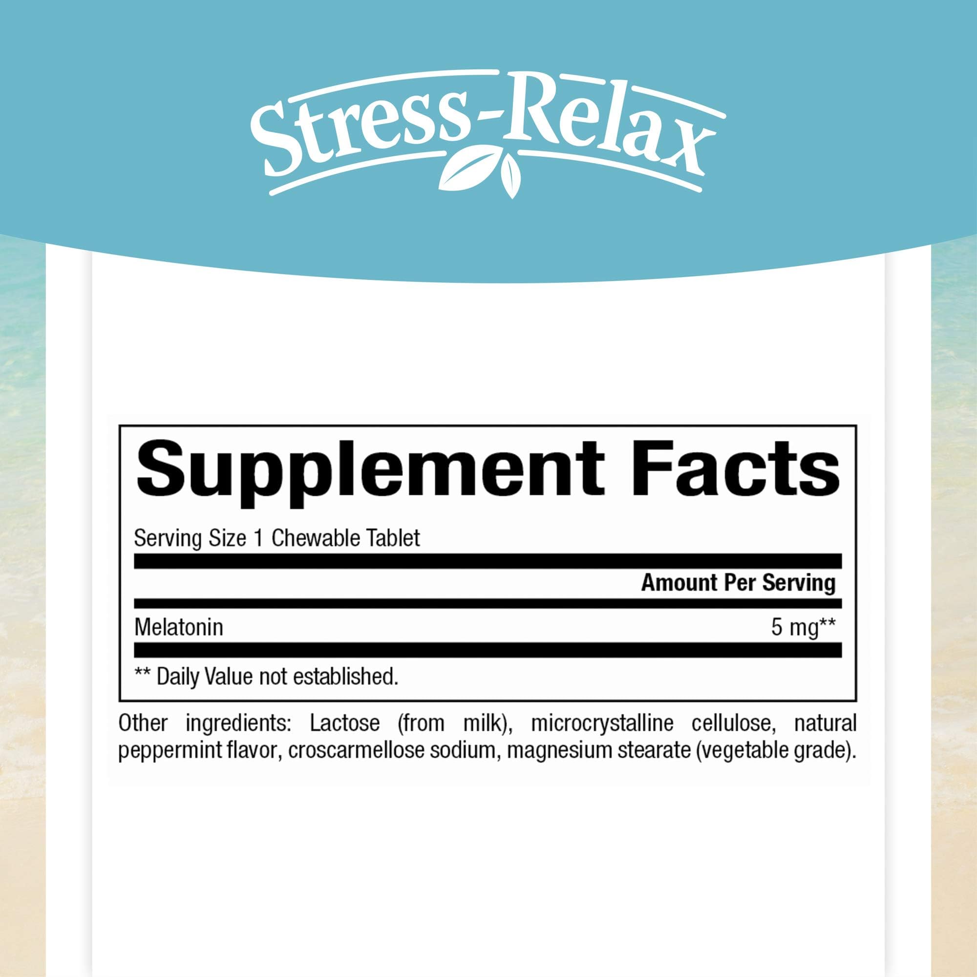 Foto 3 pulgar | Tabletas Masticables Natural Sleep Aid Melatonina 5 Mg Natural Factors - Venta Internacional.