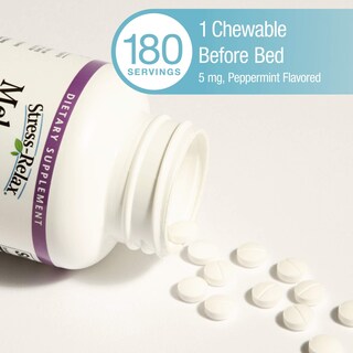 Foto 5 | Tabletas Masticables Natural Sleep Aid Melatonina 5 Mg Natural Factors - Venta Internacional.