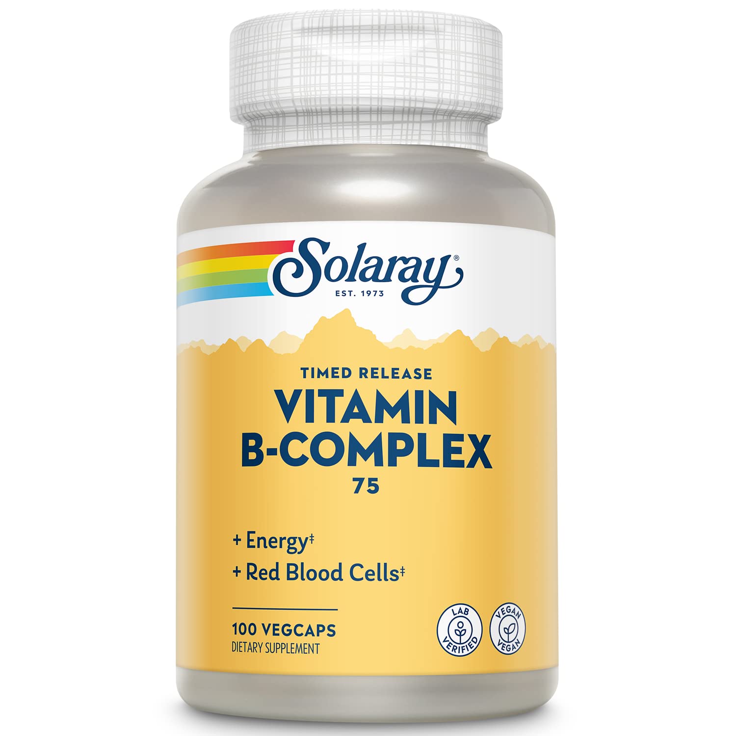 Foto 1 | Suplemento Solaray B-complex 75 Time Release 100 Cápsulas - Venta Internacional.