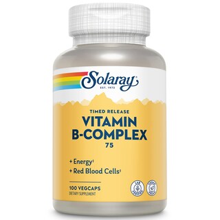 Foto 1 | Suplemento Solaray B-complex 75 Time Release 100 Cápsulas - Venta Internacional.