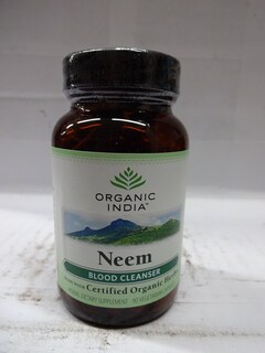 Foto 4 | Limpiador De Sangre Con Neem Supplement Organic India 90 Vcaps - Venta Internacional.