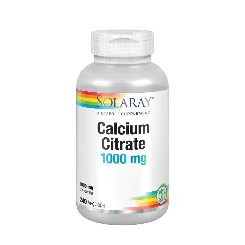 Foto 2 pulgar | Suplemento De Citrato De Calcio Solaray 1000 Mg 240 Cápsulas Vegetales - Venta Internacional.