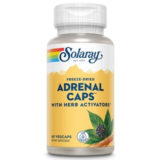 Foto 1 | Suplemento Solaray Adrenal Caps Liofilizado, 60 Cápsulas Vegetarianas - Venta Internacional.