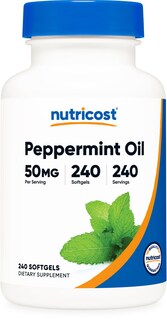 Foto 1 | Cápsulas Blandas De Aceite De Menta Supplement Nutricost 50 Mg (240) - Venta Internacional.