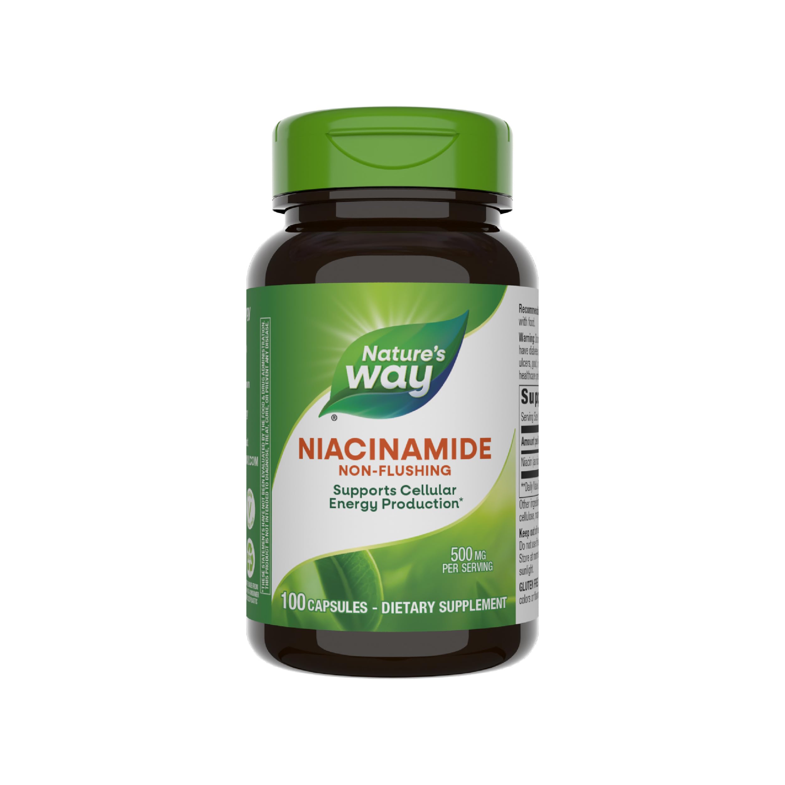 Foto 2 pulgar | Suplemento Nature's Way De Niacinamida 500 Mg 100 Cápsulas - Venta Internacional.