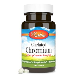 Foto 5 | Suplemento De Cromo Quelado Carlson 200 Mcg 300 Tabletas - Venta Internacional.