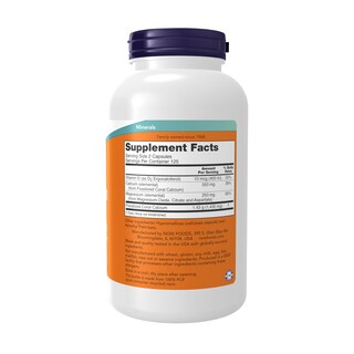 Foto 2 | Suplementos Now Foods Coral Calcium Plus, 250 Cápsulas Vegetarianas - Venta Internacional.