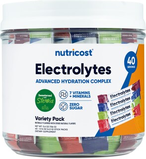 Foto 1 | Paquete De 40 Barras Nutricost Advanced Hydration Del Complejo Electrolítico - Venta Internacional.