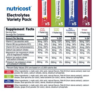 Foto 2 | Paquete De 40 Barras Nutricost Advanced Hydration Del Complejo Electrolítico - Venta Internacional.
