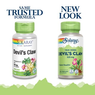 Foto 2 | Suplemento Solaray Devils Claw Root 525 Mg, 100 Cápsulas Vegetales - Venta Internacional.