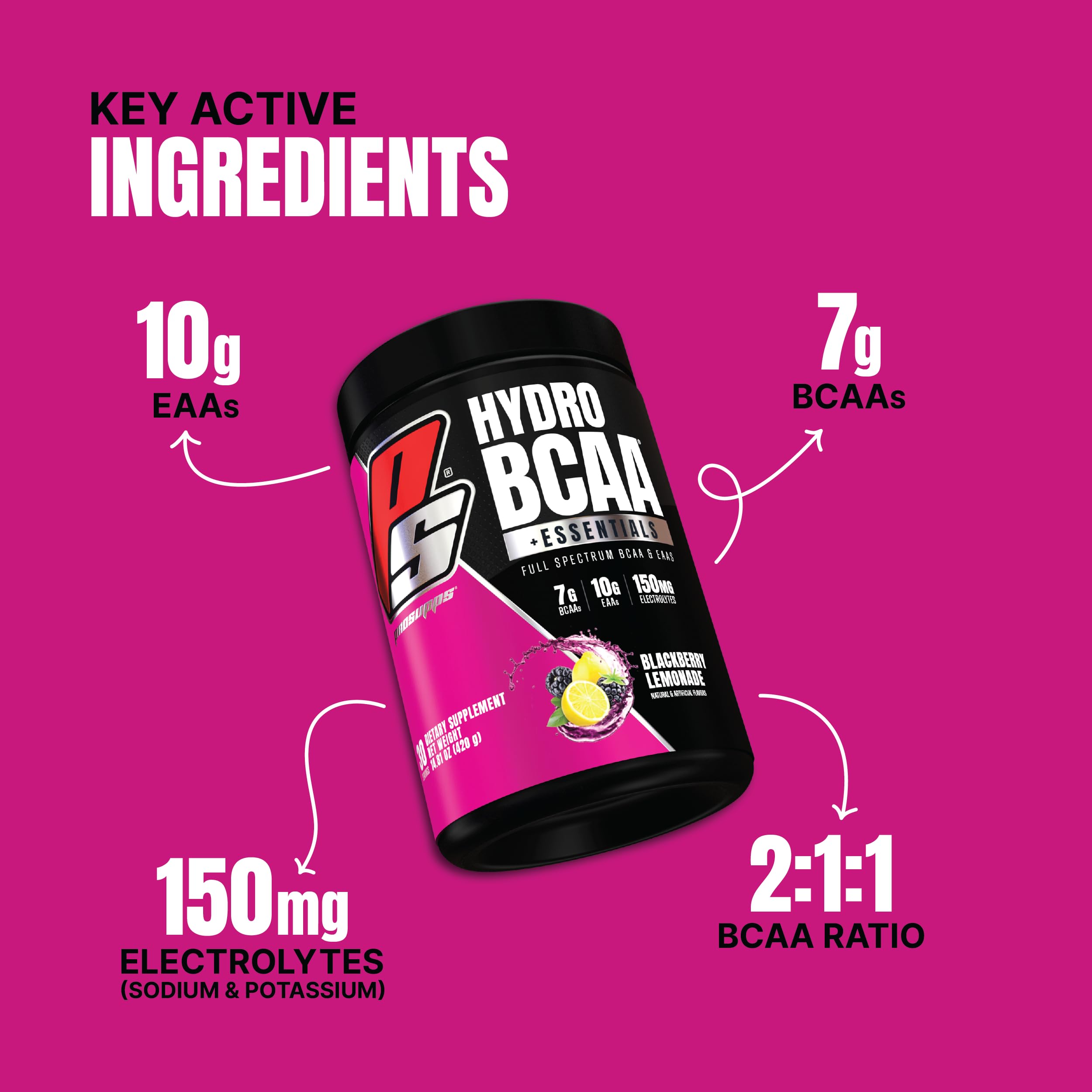 Foto 4 pulgar | Suplemento Prosupps Hydrobcaa Bcaa/eaa 30 Porciones - Venta Internacional.