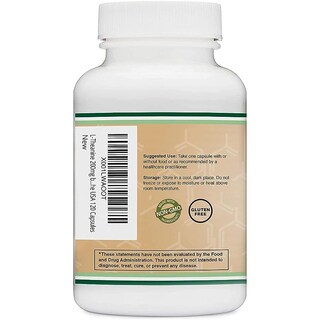 Foto 3 | Double Wood L-theanine 200 Mg 120 Cápsulas | Relajación, Estrés Y Equilibrio Emocional