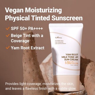 Foto 2 | Crema Solar Isntree Yam Root Milk Tone Up 50 Ml Spf50+ Pa++++ - Venta Internacional.