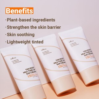 Foto 4 | Crema Solar Isntree Yam Root Milk Tone Up 50 Ml Spf50+ Pa++++ - Venta Internacional.