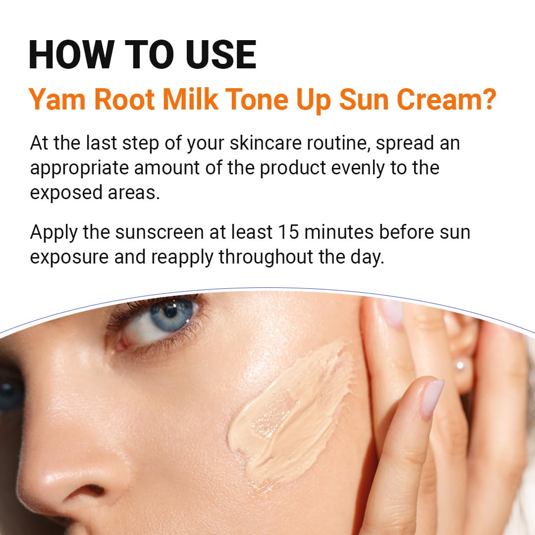 Foto 8 pulgar | Crema Solar Isntree Yam Root Milk Tone Up 50 Ml Spf50+ Pa++++ - Venta Internacional.