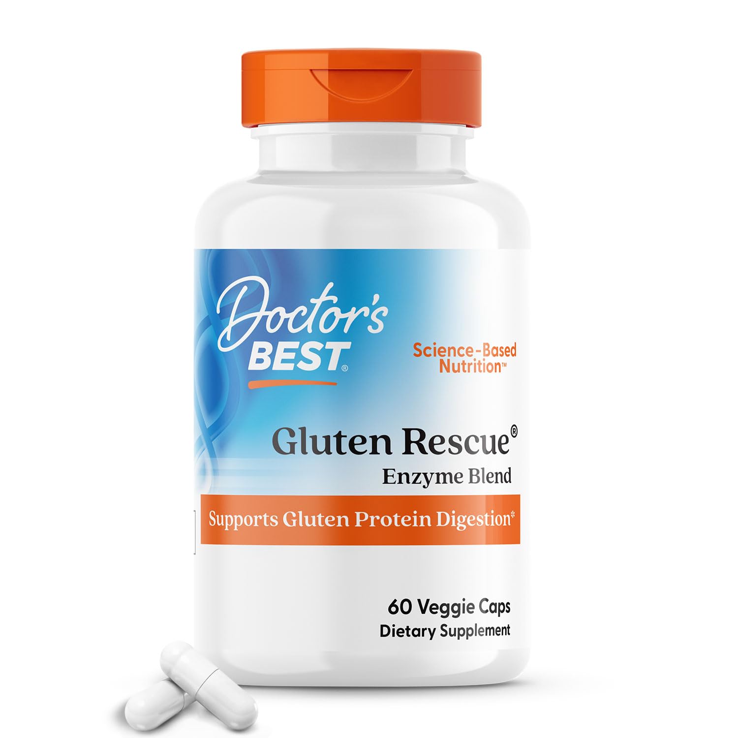 Foto 2 pulgar | Suplemento Doctor's Best Gluten Rescue 60 Tabletas Veganas - Venta Internacional.