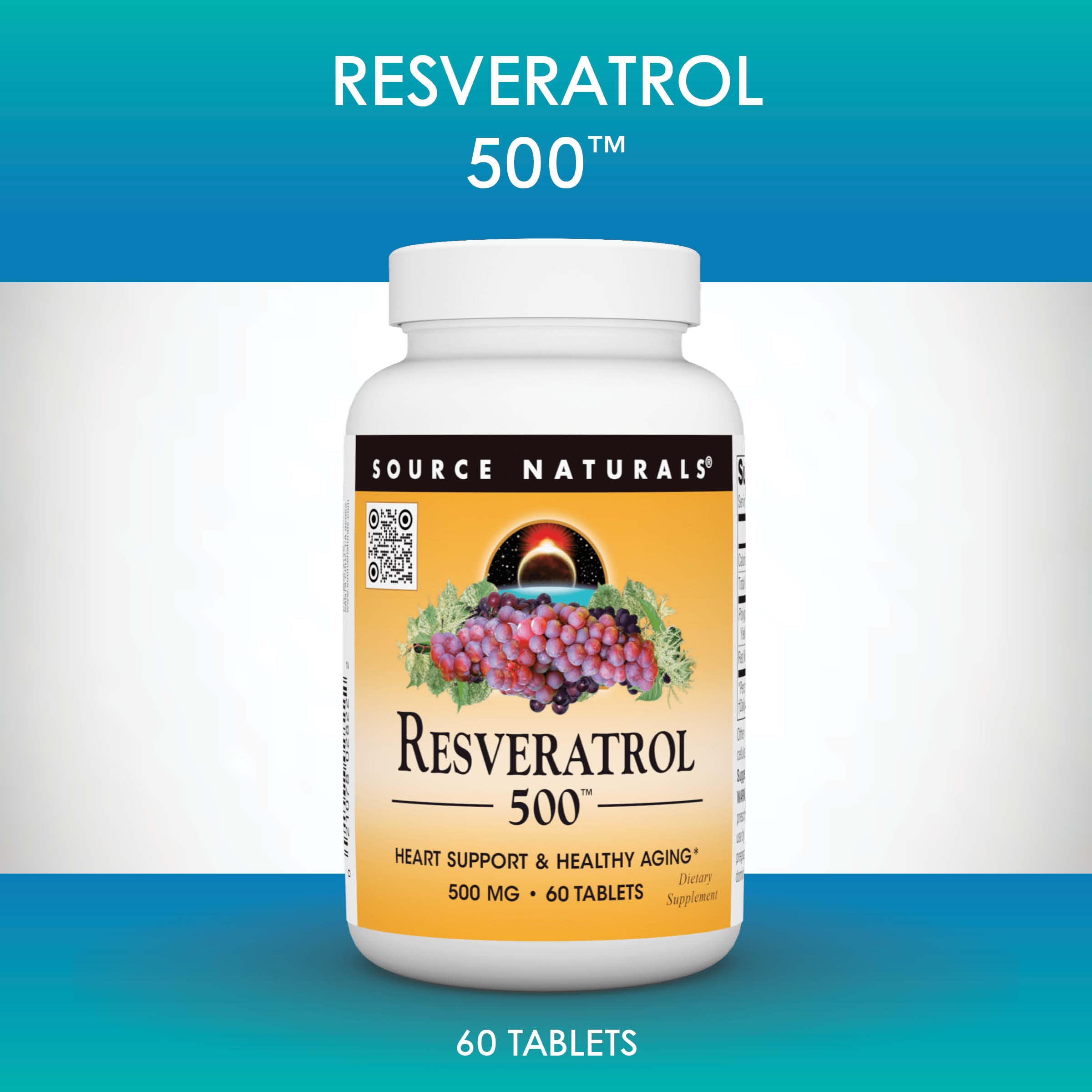 Foto 6 pulgar | Supplement Source Naturals Resveratrol 500 500 Mg - 120 Tabletas - Venta Internacional.