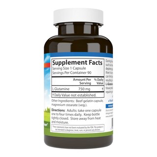 Foto 2 | Suplemento Carlson L-glutamina 750 Mg 90 Cápsulas - Venta Internacional.