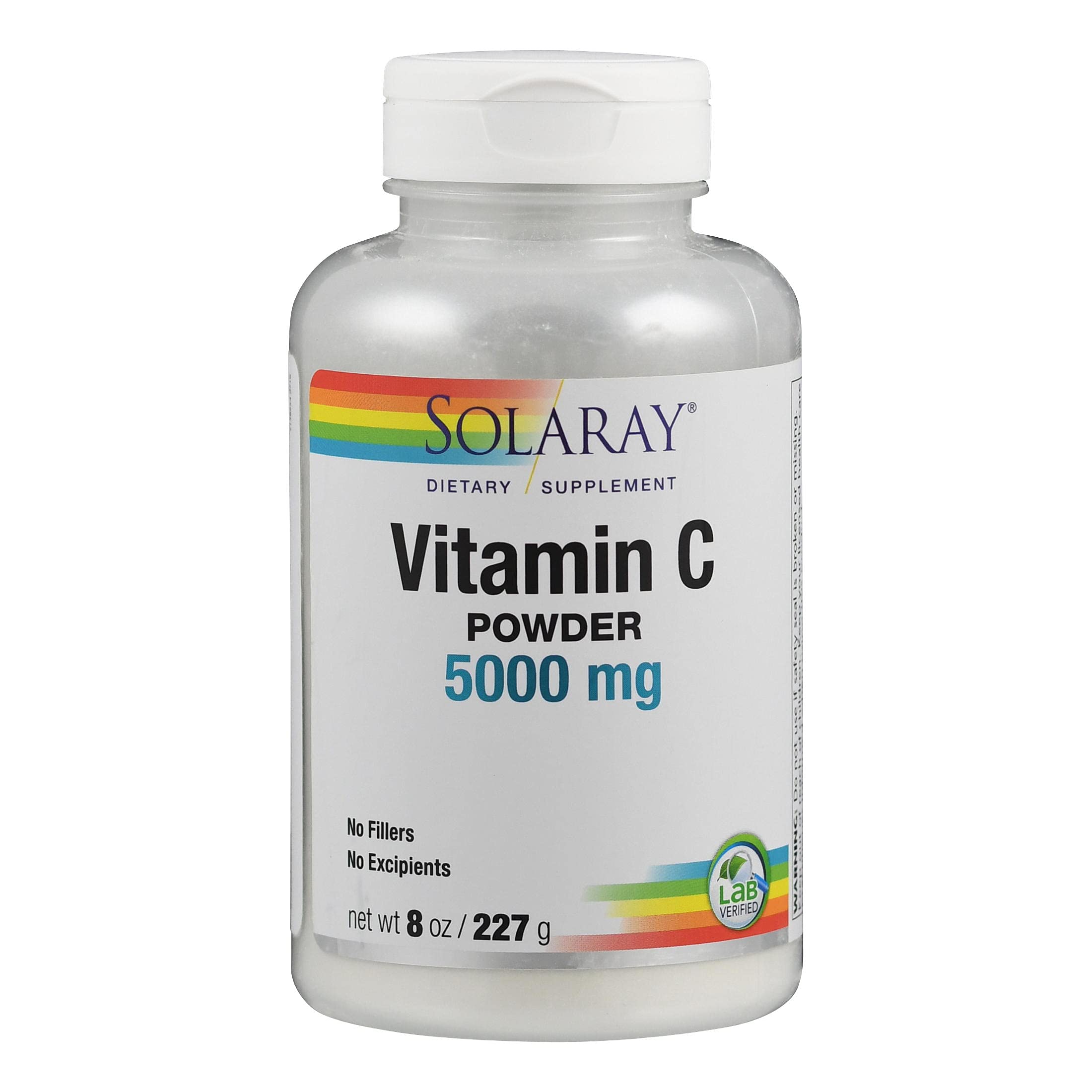 Suplemento Solaray C Crystalline 5000 Mg 240 Ml - Venta Internacional.